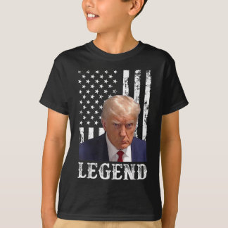 T-shirt Donald Trump Tiré sur le président Légende Amériqu