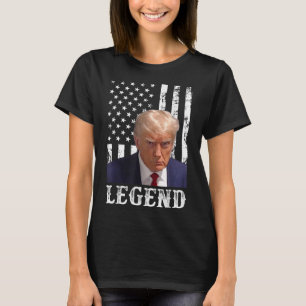 T-shirt Donald Trump Tiré sur le président Légende Amériqu