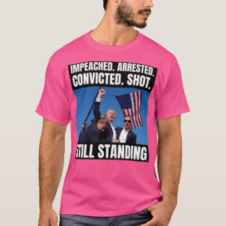 T-shirt Donald Trump toujours debout - Image emblématique
