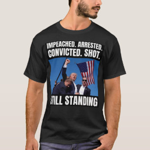 T-shirt Donald Trump toujours debout - Image emblématique
