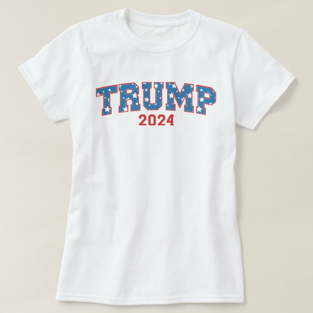 T-shirt Donald Trump - Trump 2024 Garder l'Amérique grande (Design devant)