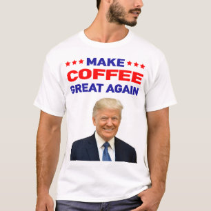 T-shirt Donald Trump vintage rend le café plus agréable