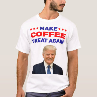 T-shirt Donald Trump vintage rend le café plus agréable