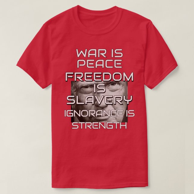 T-shirt Donald Trump War is Peace (Design devant)