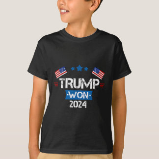 T-shirt Donald Trump Won 2024 Election Inauguration Men Wo