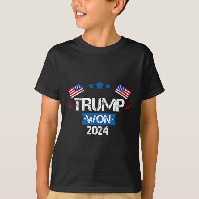 T-shirt Donald Trump Won 2024 Election Inauguration Men Wo (Devant)