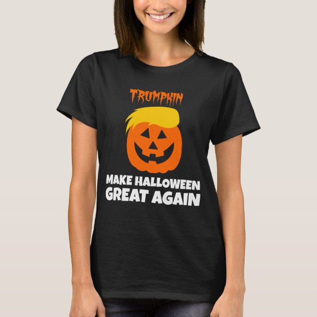 T-shirt Donald Trumpkin rendent Halloween grand encore (Devant)
