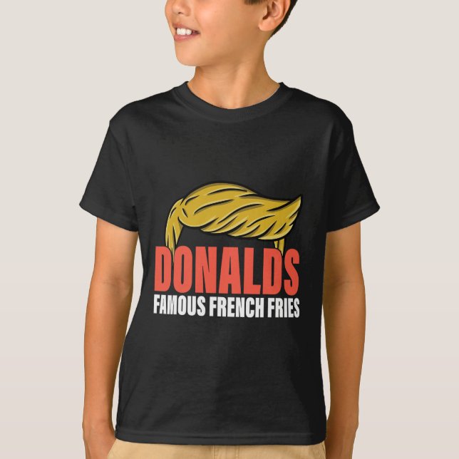 T-shirt Donalds Fries Françaises Fabriquant Des Fries Fran (Devant)
