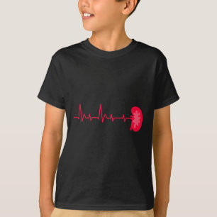 T-shirt Donateur - Ekg Heartbeat Sensibilisation aux malad