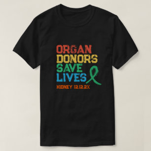 T-shirt Donateurs d'organes Colorful Personnalisable Desig