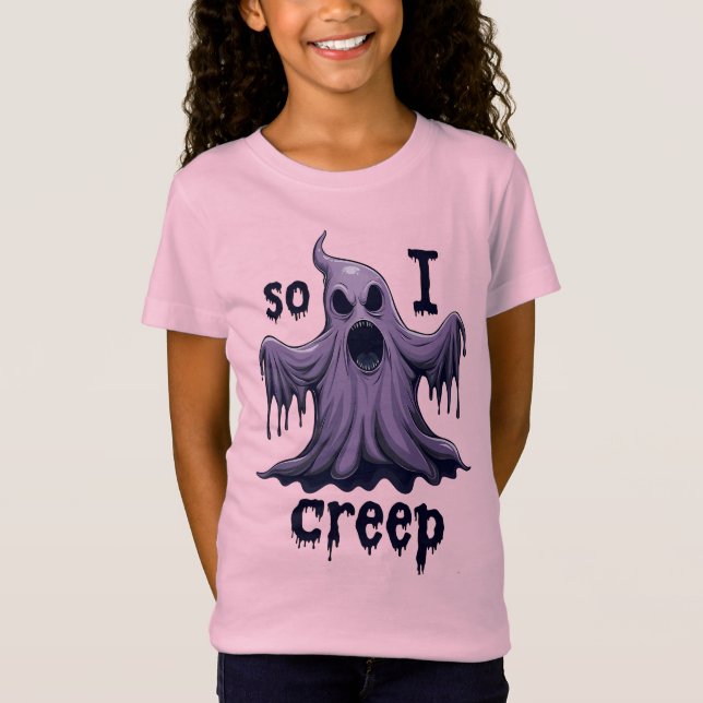 T-Shirt Donc, Je Creep Halloween Boo Ghost Funny Creep Yea (Devant)