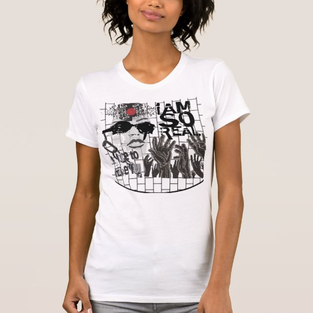T-shirt donc l'art de rue réel (Devant)