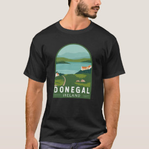T-shirt Donegal Irlande Retro Travel Art Vintage