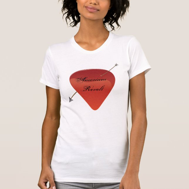 T-shirt d'onglet de guitare - customisé (Devant)