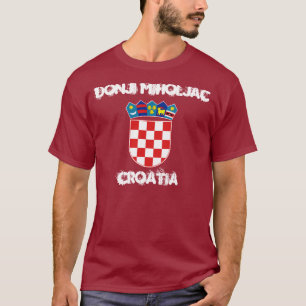 T-shirt Donji Miholjac, Croatie avec armoiries