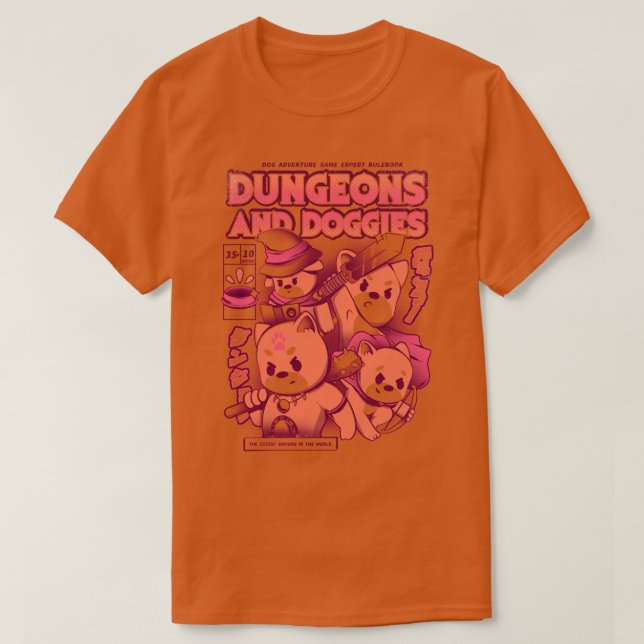 T-shirt Donjon et Doggies (Design devant)