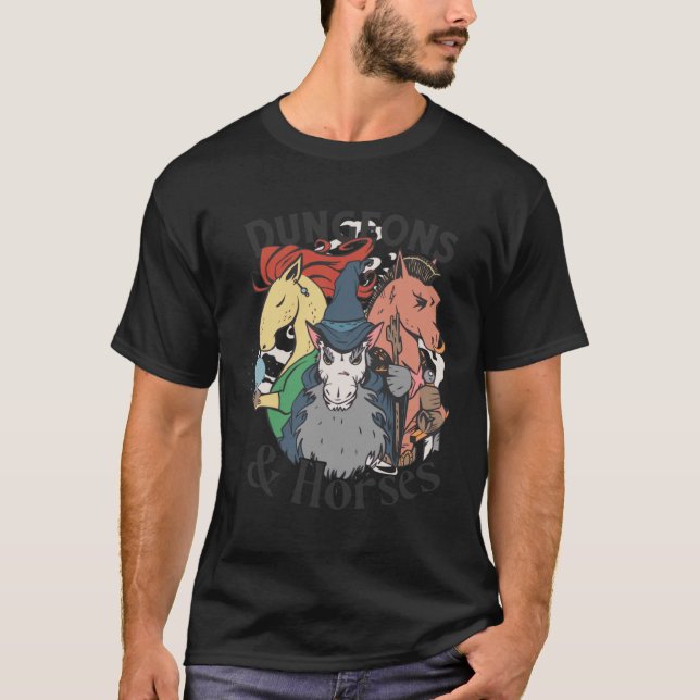 T-shirt Donjons & Chevaux (Devant)