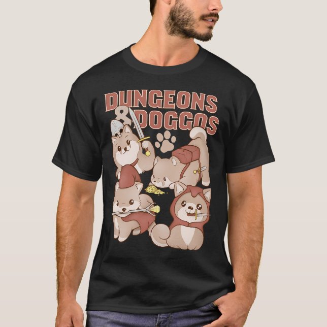 T-shirt Donjons  Doggos (Devant)