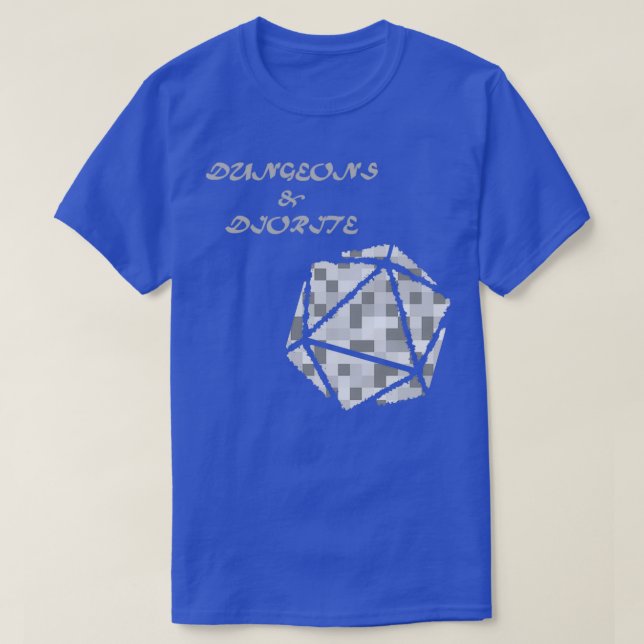 T-shirt Donjons et diorite (Design devant)