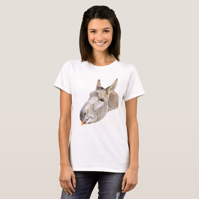 T-shirt Donkey appelé Carottes, (Devant entier)
