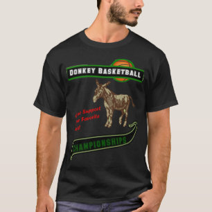 T-shirt Donkey basket-ball cadeau basket-ball drôle