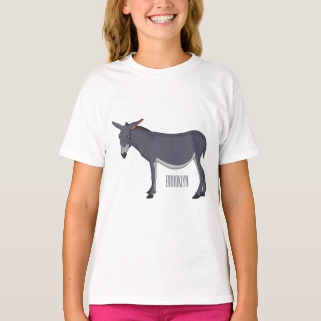 T-shirt Donkey cartoon (Devant)