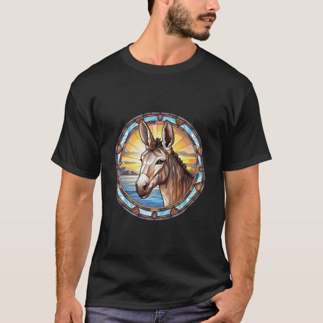 T-shirt Donkey en verre doux (Devant)