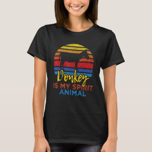 T-shirt Donkey Is My Spirit Animal - Zookeeper Mule