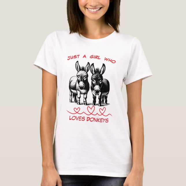T-shirt Donkey Lover (Devant)