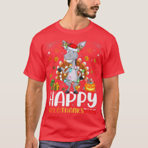 T-shirt Donkey Lover Halloween Noël Happy Hallomerci
