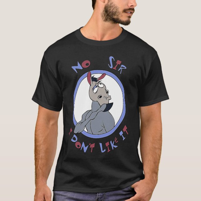 T-shirt Donkey No Sir I Don't Like It  Sarcastic   1 (Devant)