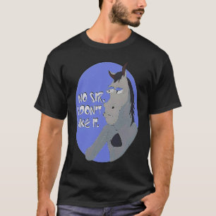 T-shirt Donkey Non Sir Je n'aime pas ça Sarcastique 2