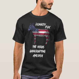 T-shirt Donkey Pox Democrats Politique Défaillance Amériqu
