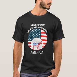 T-shirt Donkey Pox La Maladie Détruisant L'Amérique