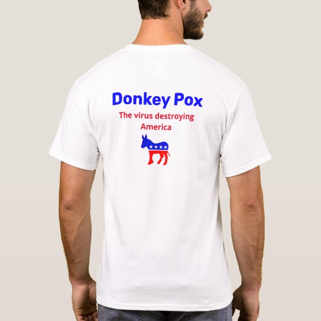 T-shirt Donkey Pox Mens (Dos)