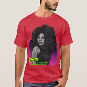 T-shirt Donna Summer Retro Style Art