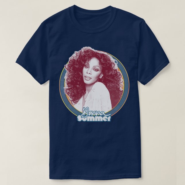 T-shirt Donna Summer Retro Style Fan Art Design11 (Design devant)