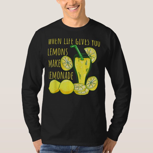 T-shirt Donne aux citrons un effet positif 1 (Devant)