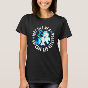 T-shirt Donne-Moi Juste Un Cupcake Et Recherche Diabète T1