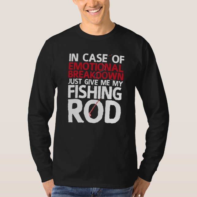T-shirt Donne-Moi Mon Pêcheur De Bande De Pêche (Devant)