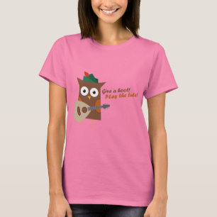 T-shirt Donne un coup de pied ! Jouer le luth