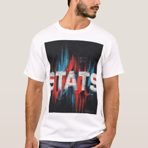 T-shirt Données d'art de pépin de statistiques