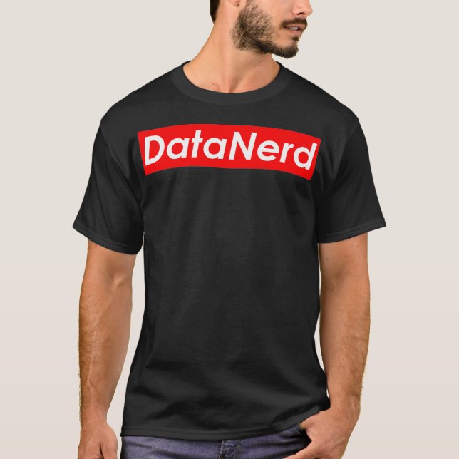 T-shirt Données Nerd Intelligence artificielle Big Data St (Devant)