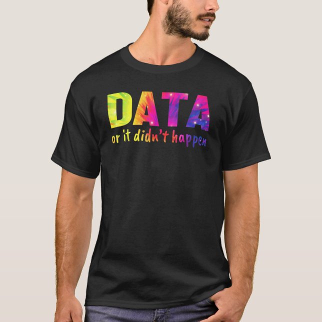 T-shirt Données ou ça ne s'est pas produit  Psychologue sc (Devant)