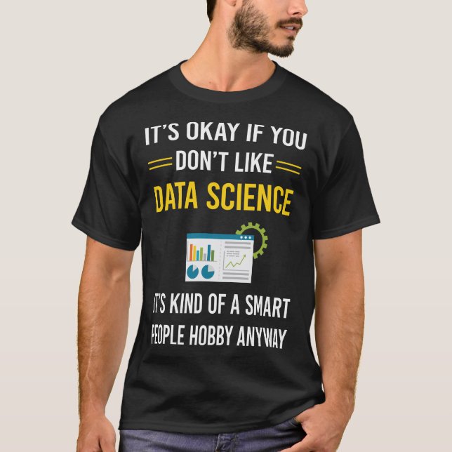 T-shirt Données scientifiques de personnes intelligentes (Devant)