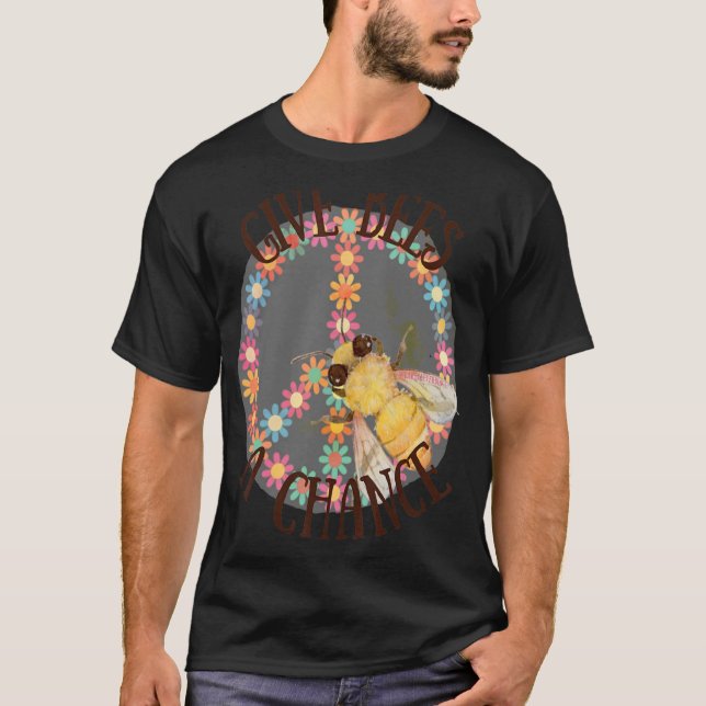 T-shirt Donner Aux Abeilles Une Chance De Conservation Des (Devant)