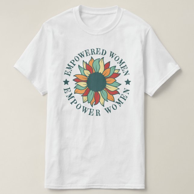 T-shirt Donner aux femmes les moyens d'agir (Design devant)
