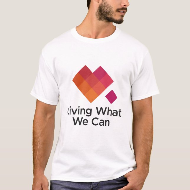 T-shirt Donner Ce Que Nous Pouvons Logo Centré (Devant)