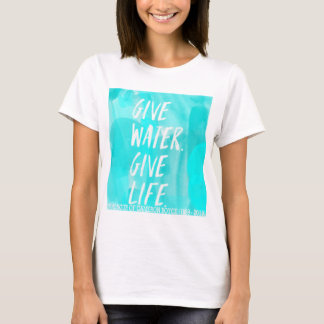T-SHIRT DONNER DE L'EAU DONNER DE LA VIE*CAMERON BOYCE*