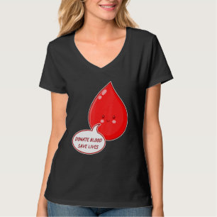 T-shirt Donner du sang Sauver des vies Faire un don Mois d